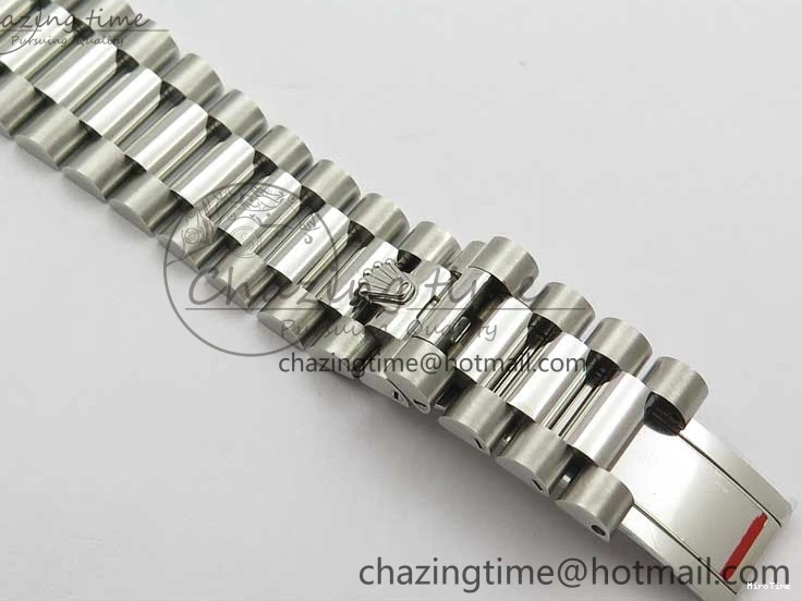 MiroTime 0307 Neat Day-Date 40mm 228239 BP New Dial Version 904 SS RG Stick Markers Dial on SS President Bracelet A 2819